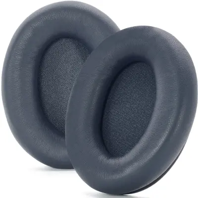 Nadomestni/združljivi deli – 2 kosa zlatih ušesnih blazinic iz jagnječje kože za Sony WH-1000XM4 Blue