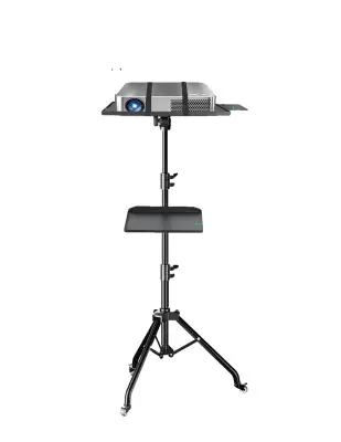 Stojalo za projektor, nastavljiva višina, lahka zasnova, 145cm s kolesi