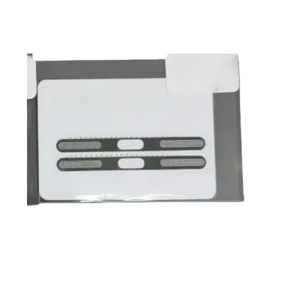 Kovinske nalepke z mrežico, odporne proti prahu, združljive z iPhone 17 Pro Max - 2 kosa Black