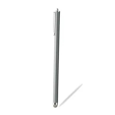 Izjemno dolgo Kapacitivno pisalo iz zlitine s prevodno tkanino in sponko Grey