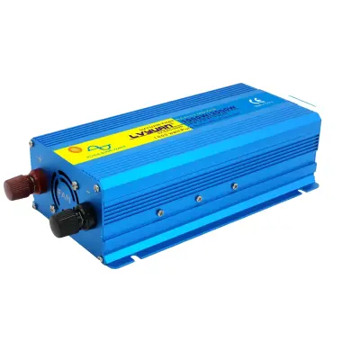 Pretvornik moči, 1000W neprekinjena moč, čista sinusna valovna izhod, 2000W-24V-220V