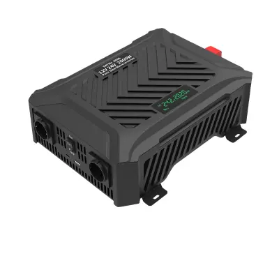 DATOUBOSS Čisti sinusni inverter, 1200W do 3000W izhod, 12V/24V samodejno preklapljanje, TY-PSWE2000W-A
