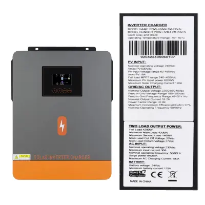Solarni hibridni inverter, solarni polnilni tok, 4.2KW 24V