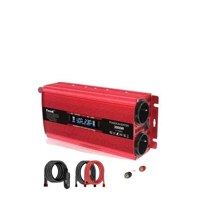 Pretvornik napetosti, 3000W vršna moč, dvojna napetostna združljivost, 12V in 24V-220V