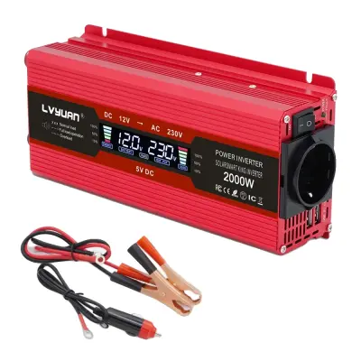 Pretvornik moči, 2600W vršna moč, AC220V izhod, 2000W LCD