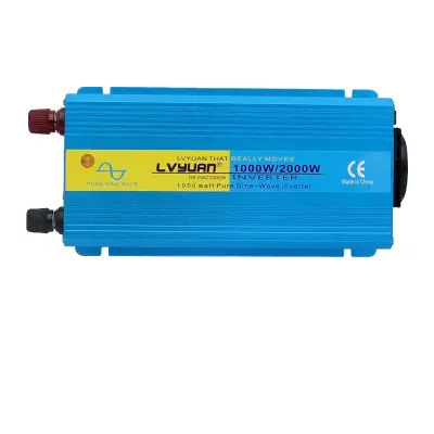 Lvyuan čisti sinusni inverter, 1000W stalna moč, 2000W vršna moč, 12V-220V-50hz-EU