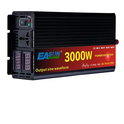 Inverter za moč s čistim sinusnim valom, 3000W vršne moči, 1500W stalne moči, 3000W, 24V