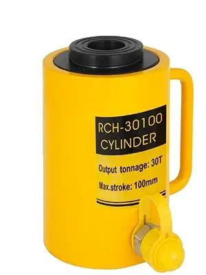 Hollow Plunger hidravlični cilindrični jack, 30T kapaciteta, 100mm hod, 30T 4 palca