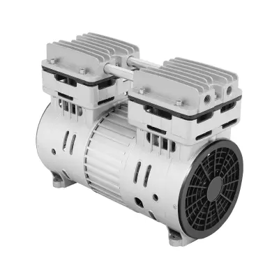 Kompresor za zrak, brez olja, trdna konstrukcija, siva, EU