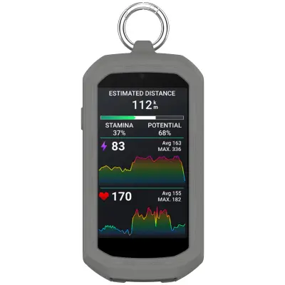 Silikonski ovitek Garmin Edge 1050 z varnim prileganjem DarkGrey