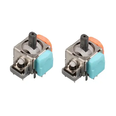 Združljiv z PS4 Nadgrajen TMR Angle Joystick 2-Pack, Visoko precizni Hall Effect elektromagnetni rocker