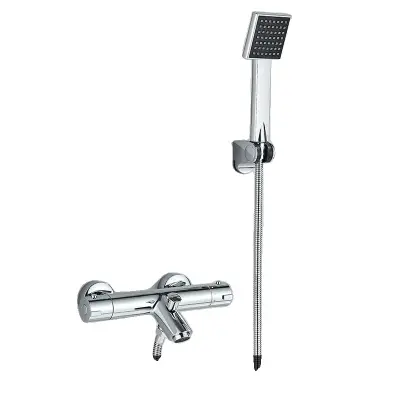 Termostatske tušne pipe, nadzor temperature, mešanje vroče in hladne vode, krom 2