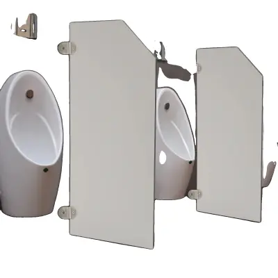 Zaslon za urin, stenska zasnova, rešitev za varčevanje s prostorom, enostavna namestitev