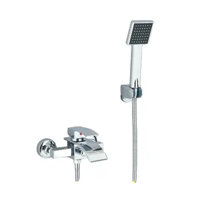 Kopalniška armatura na steni, enoročna kontrola, keramična ventilna jedra, krom A