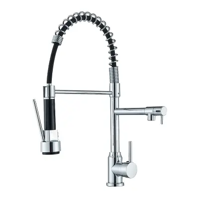 Kuhinjska pipa, fleksibilni pršilnik, 360° rotacija, krom