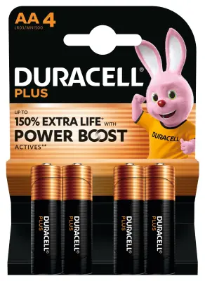 AA baterije DURACELL Plus Power Boost, 4 kosi