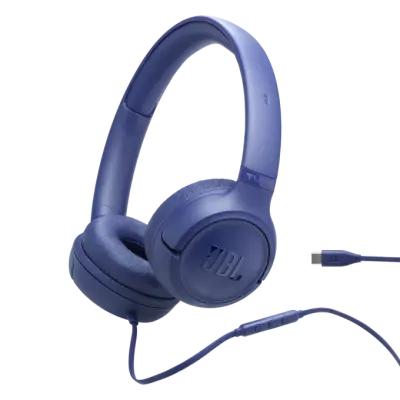 Slušalke JBL TUNE530, USB-C, modre