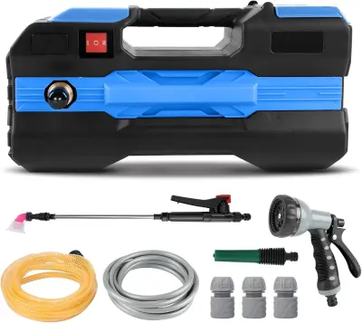 Akumulatorska vodna črpalka 18V, 100W, združljiva z Makita baterijami, vrtna potopna črpalka, 30m pretoka, s cevmi in dodatki