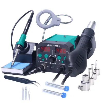 Toplotni pištola BGA preoblikovalna postaja, 740W moč, digitalni prikaz, 938BD-II SET2, 220VEU