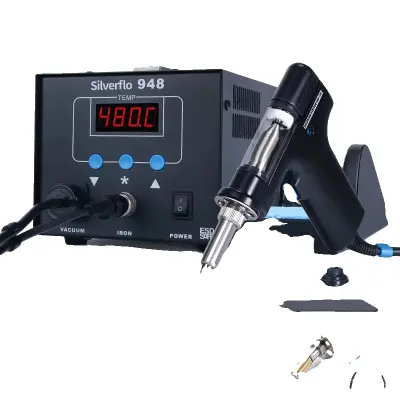 Postaja za odstranjevanje spajkanja, 90W moč, digitalna kontrola temperature, paket 3, 220VEU