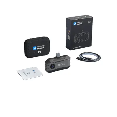 Termalna kamera, 320x240 ločljivost, združljiva z iOS in Android, P1 Termalna kamera