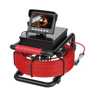 Kamera za pregled cevi, DVR snemanje, vodoodporna zasnova, 17MM z DVR, 50m