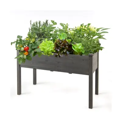 Dvignjen zaboj za sajenje Sadilna greda 125 x 59 x 76 cm