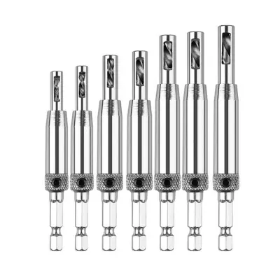 7 Kosov Svedrov za Luknje za Tečaje Vrat in Oken s Ključem