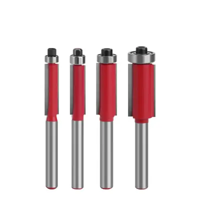 4-delni komplet rezkalnih svedrov za les s 1/4-palčnim steblom