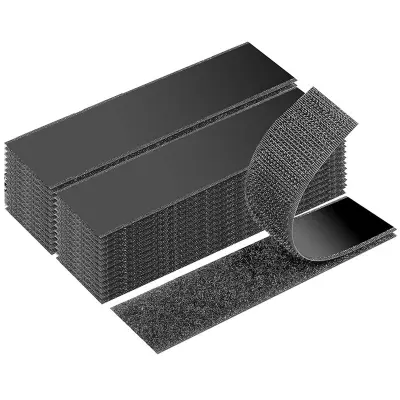 Samolepilni Trak z Ježkom - 20 Parov, Močan Lepljiv Pritrdilni Element  25 mm