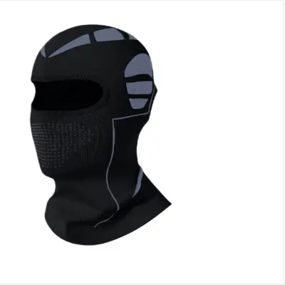 Kolesarska Balaklava, ki je Kompatibilna s Čelado: Brezšivna, Visoko Elastična DarkBlue
