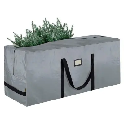 Vreča za shranjevanje božičnega drevesa - PE Material, Več Barvnih Možnosti Grey Velika