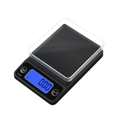 Tehtnica za nakit/kavna tehtnica/žepna tehtnica z visoko natančnostjo Black M 500 g / 0,1 g