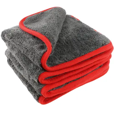 Krpa za čiščenje avtomobila iz mikrovlaken, 1200g/m2, 40x40 cm, siva, komplet 3 kosi, za detailing, poliranje in nego laka