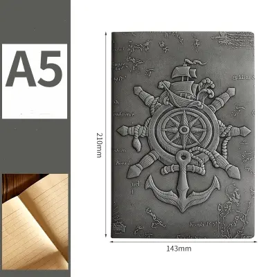 3D reliefni navtični dnevnik Grey