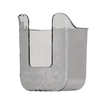 Škatla za vlažilne robčke, ki prihrani prostor, z enostavnim izvlekom in montažo | WIPBOX Siva