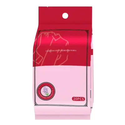 Dolgotrajni vlažni robčki za odstranjevanje madežev (20 kosov) z vonjem sivke | STAINIX