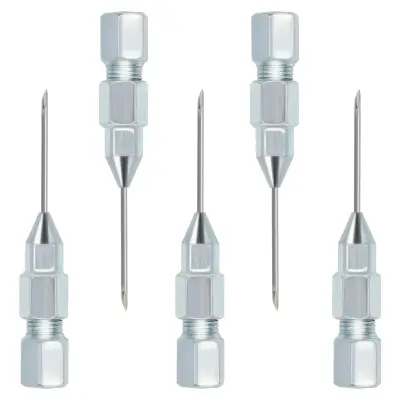 Igelni nastavek za mazalno pištolo 1,2 mm, ogljikovo jeklo, 5 kosov | GREASRA