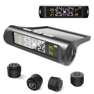 Senzor tlaka v pnevmatikah v realnem času, sončno napajanje, IPX7 vodoodporen | TIREPRESS