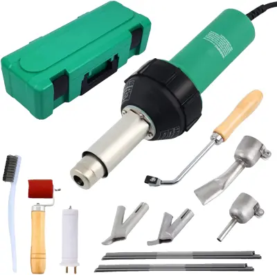 Stroj za varjenje plastike, nastavljiva temperatura, visoka moč, 1600w ohišje