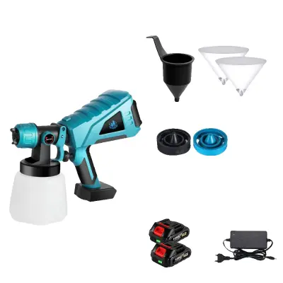 Električni razpršilnik, 800cc/min hitrost pršenja, 32000RPM brez obremenitve, 2 Baterija EU Vtič, EU Vtič