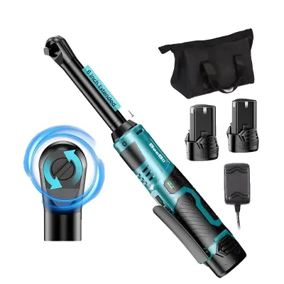 Električni ratchet ključ, 54N.m navor, 4 ure življenjske dobe baterije, ratchet ključ