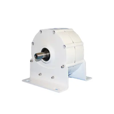 Generator brez zobnikov z nizko hitrostjo in trajnim magnetom, 2000W moč, več možnosti napetosti, z osnovo, 2000W 300RPM, 24V