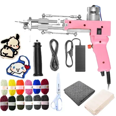 Tufting pištola, električna DIY orodja, rezana zanka, EU VTIČ 220V set