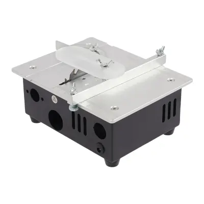 Mini namizna žaga, visoka učinkovitost, vsestranske možnosti rezanja, črna