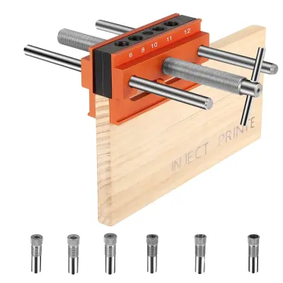 Samocentrični sveder, natančno vrtanje, prilagodljiva debelina lesa, Oranžna