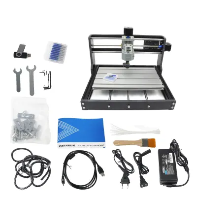 CNC Rezkalnik, 775 Motor Spindla, GRBL Kontrolna Programska Oprema, Samo 3018Pro, Z 20W laserjem