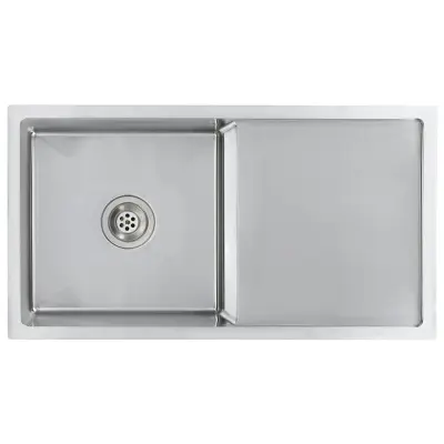 vidaXL Ročno izdelano kuhinjsko pomivalno korito nerjaveče jeklo