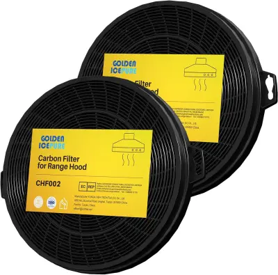 Ogleni filter za kuhinjsko napo 210 x 31 mm, set 2 kosov, aktivno oglje za nevtralizacijo vonjav, primeren za Gorenje in Whirlpool