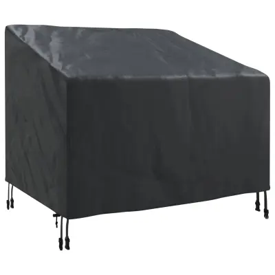 vidaXL Pokrov za vrtn stol Črna 96 x 79 x 74 cm 600D Oxford tkanina